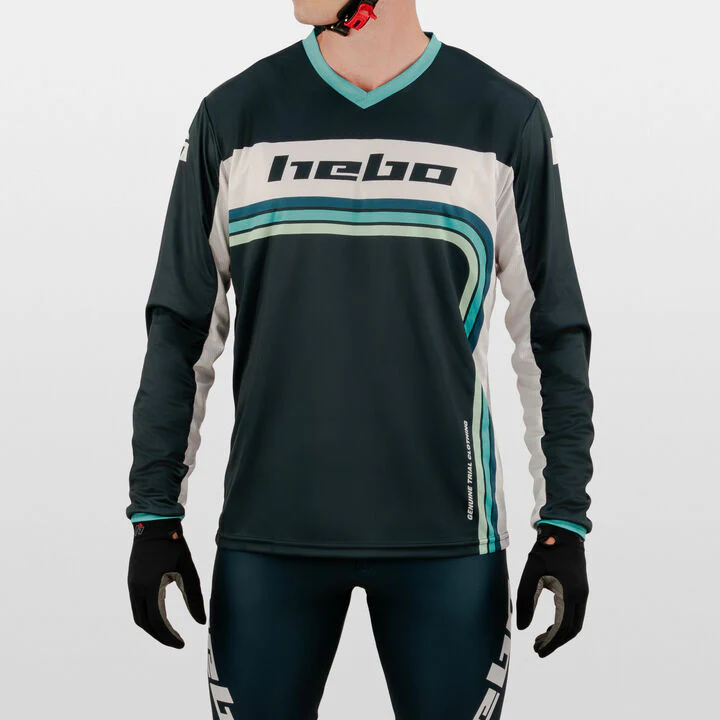 Hebo Shirt Pro Retro Green - Image 3