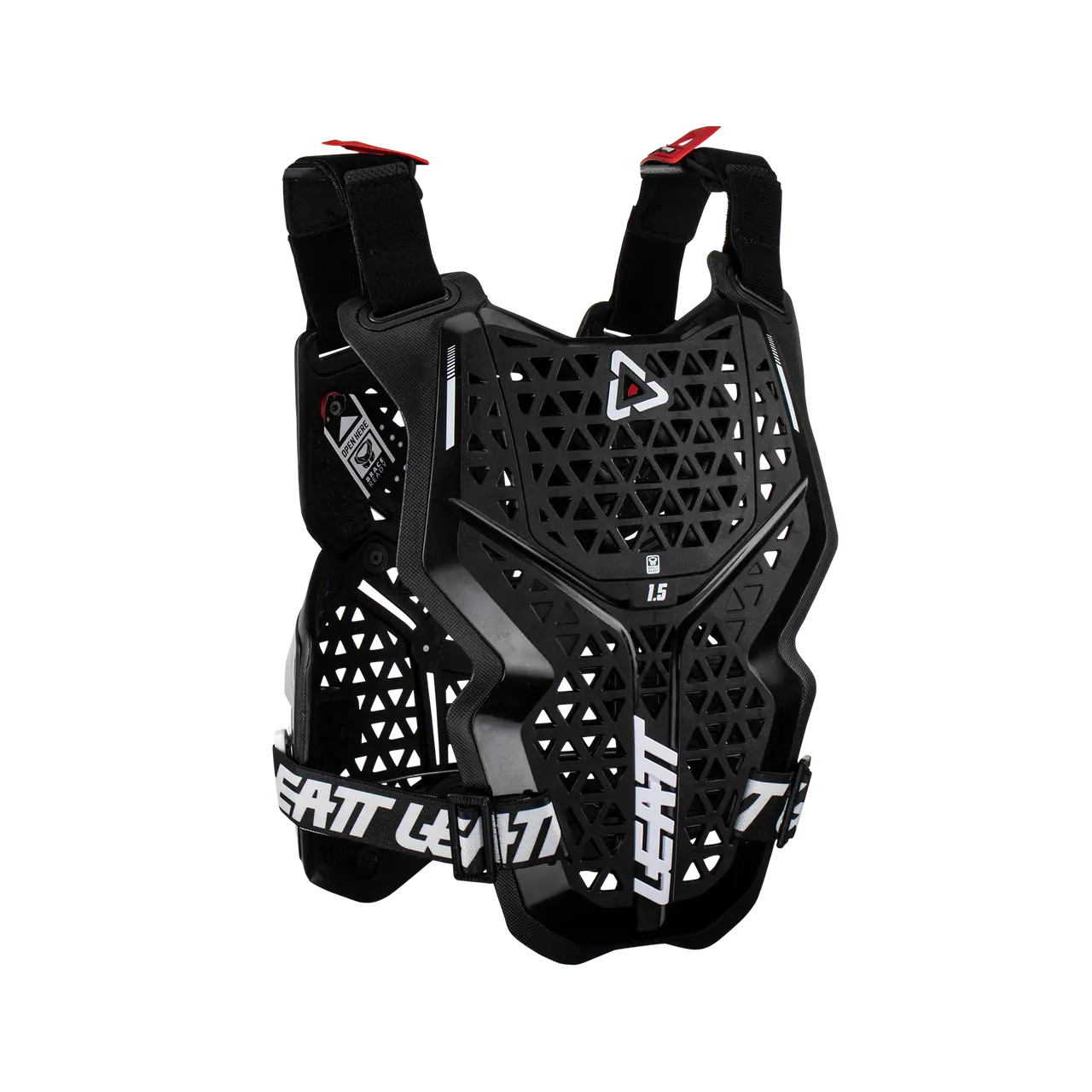 Leatt 1.5 Adult Chest Protector Black - Image 2