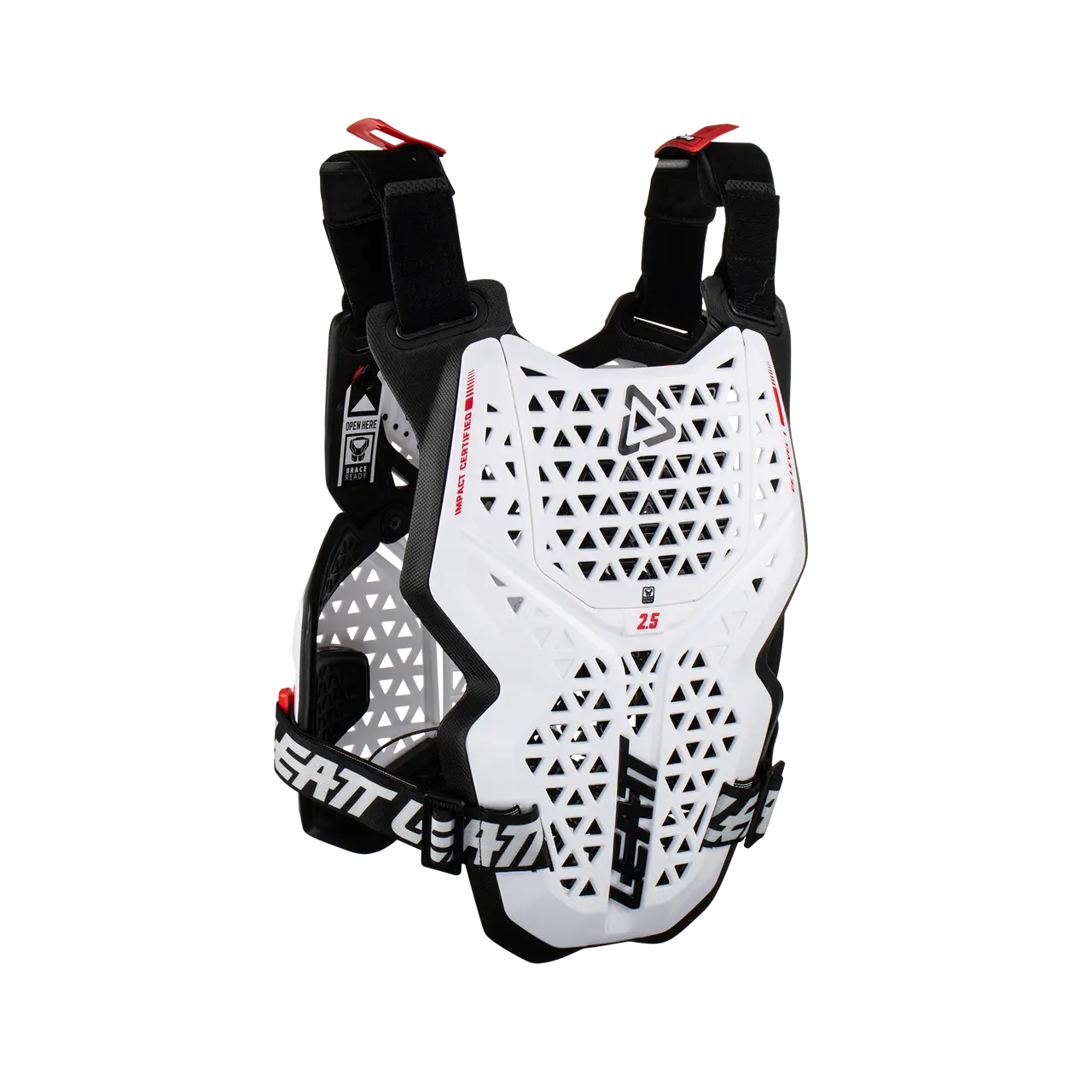 Leatt 2.5 Adult Chest Protector White - Image 2
