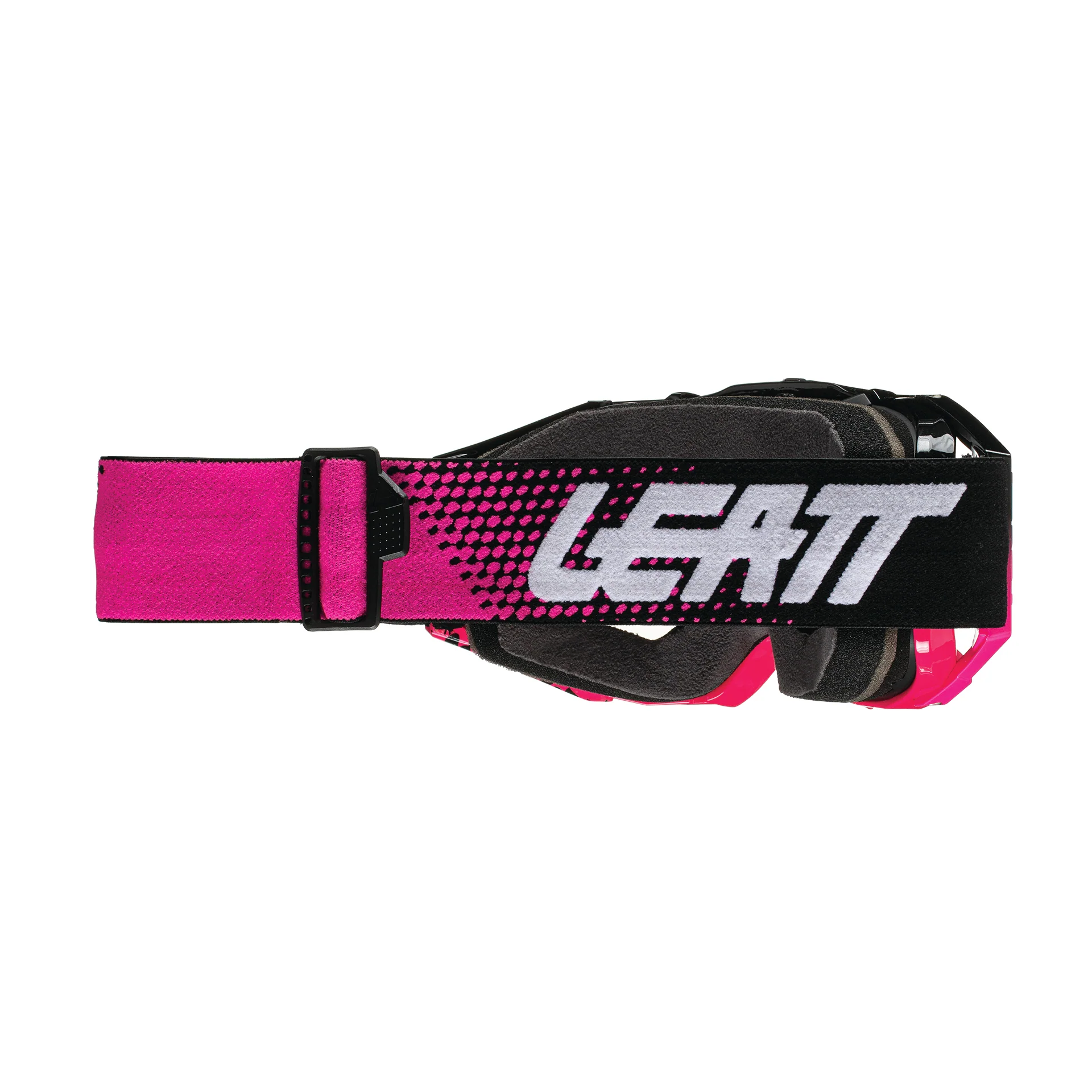 Leatt 6.5 Velocity Neon Pink Grey Lens Tear Off Goggle - Image 2