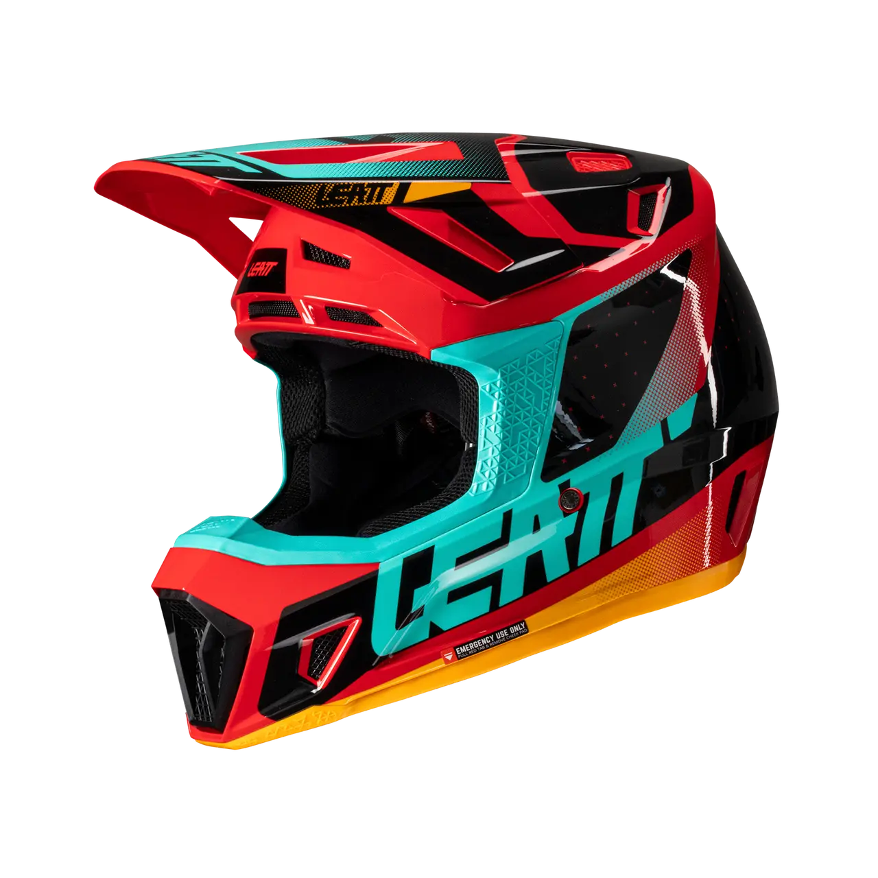 2025 Leatt 7.5 V25 Red Helmet with 4.5 Goggle - Image 2