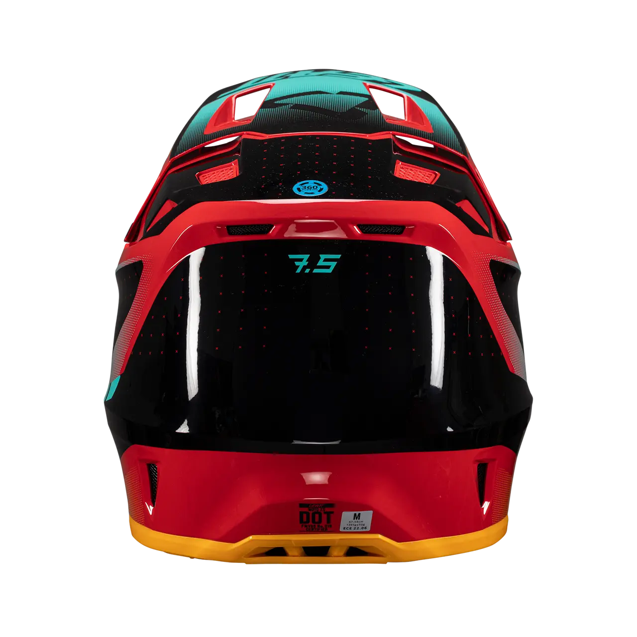 2025 Leatt 7.5 V25 Red Helmet with 4.5 Goggle - Image 6