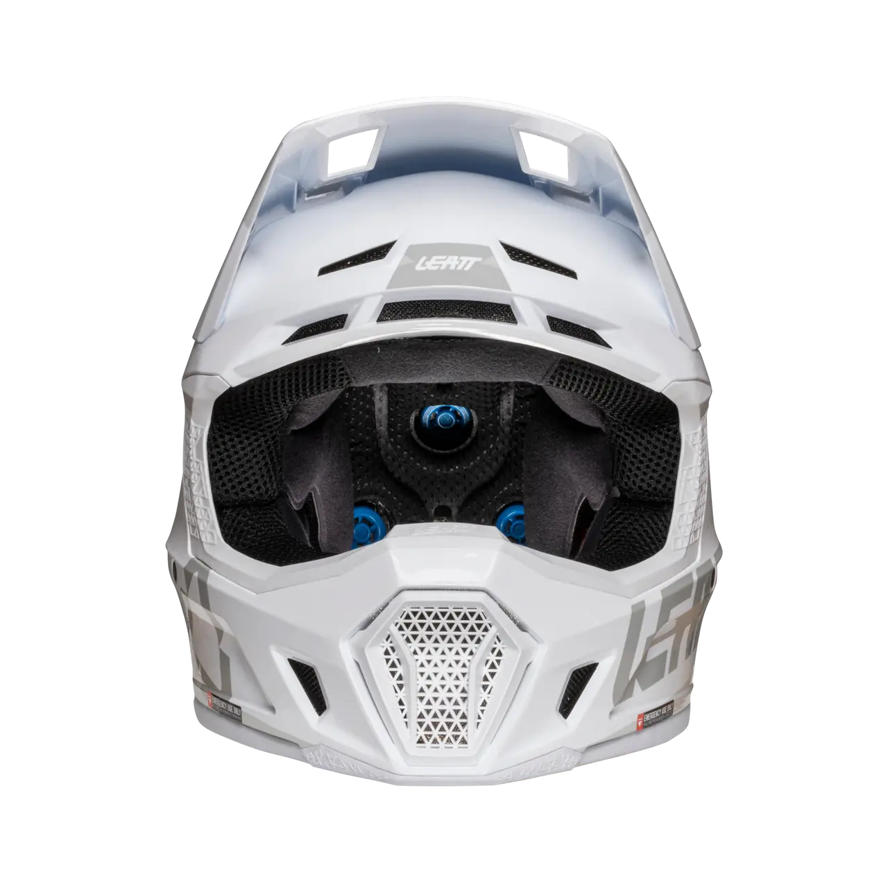 2025 Leatt 7.5 V25 White Helmet with 4.5 Goggle - Image 5