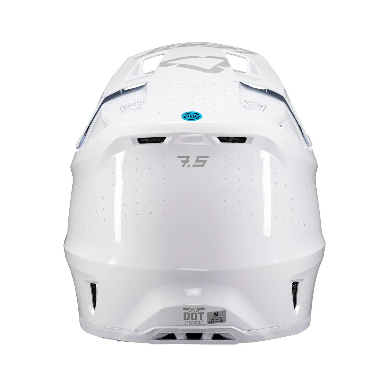 2025 Leatt 7.5 V25 White Helmet with 4.5 Goggle - Image 6