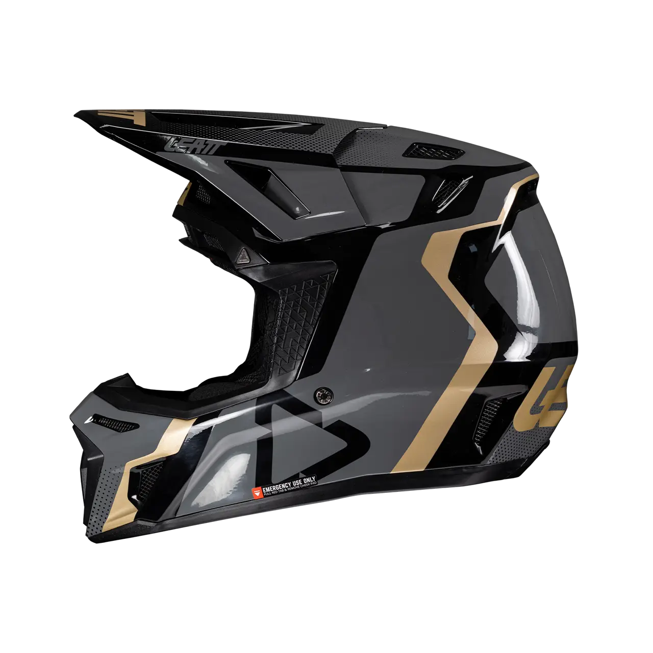2025 Leatt 8.5 V25 Black Helmet with 5.5 Goggle - Image 3
