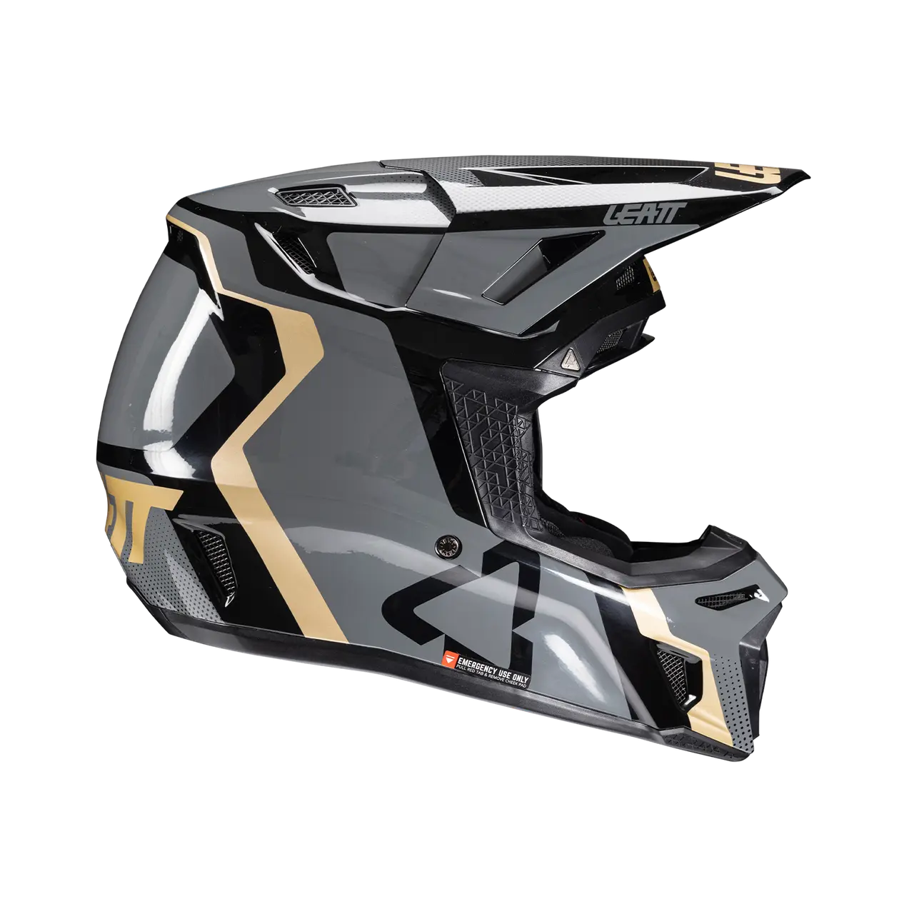 2025 Leatt 8.5 V25 Black Helmet with 5.5 Goggle - Image 4