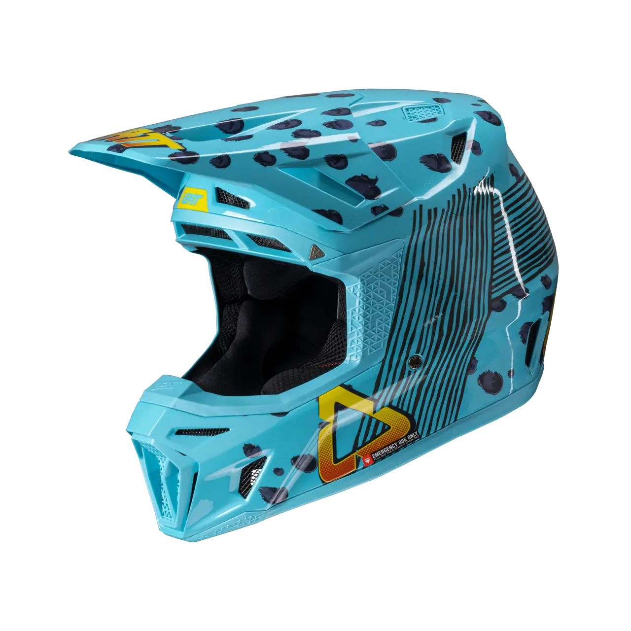 2025 Leatt 8.5 V25 Cheetah Helmet with 5.5 Goggle - Image 3
