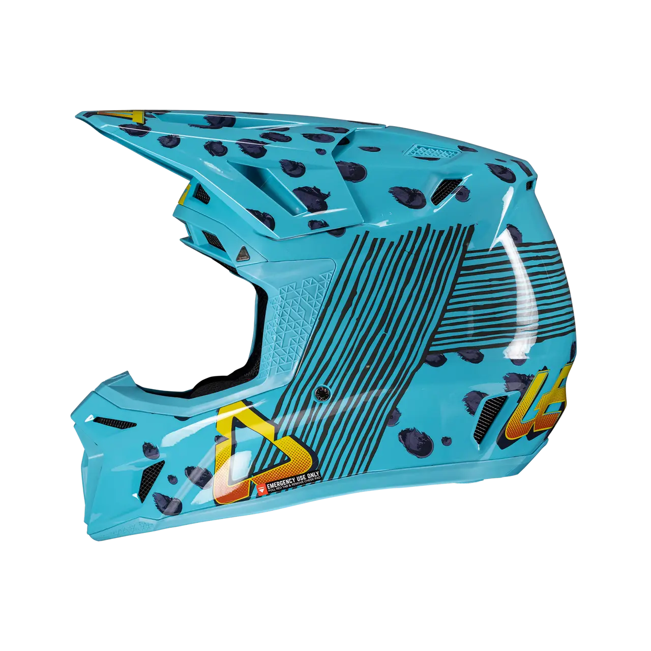 2025 Leatt 8.5 V25 Cheetah Helmet with 5.5 Goggle - Image 4