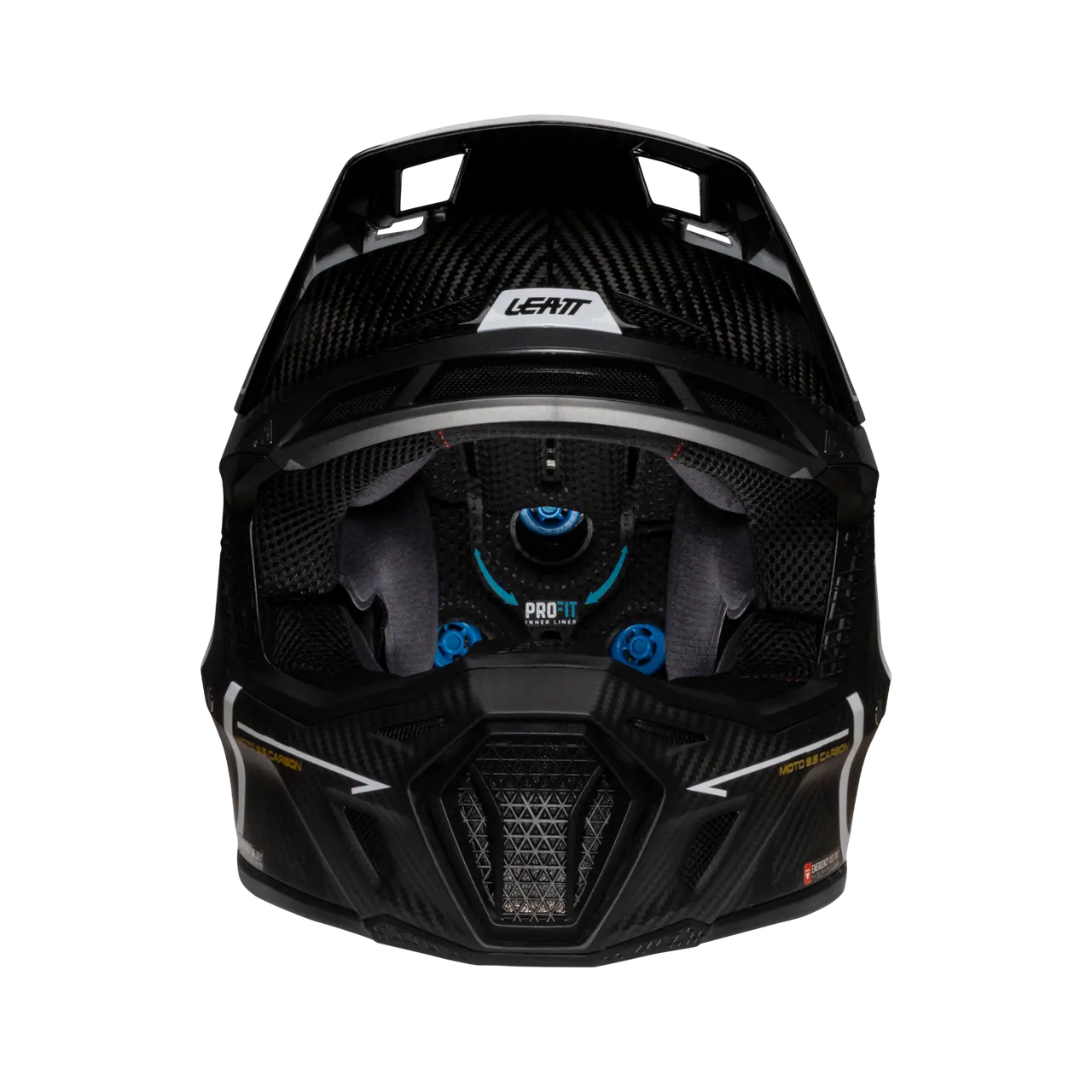2025 Leatt 9.5 V25 Carbon White Helmet with 6.5 Iriz Goggles - Image 2