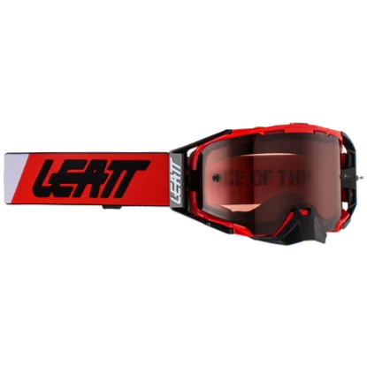 Leatt 6.5 Velocity Goggle Red Rose Lens