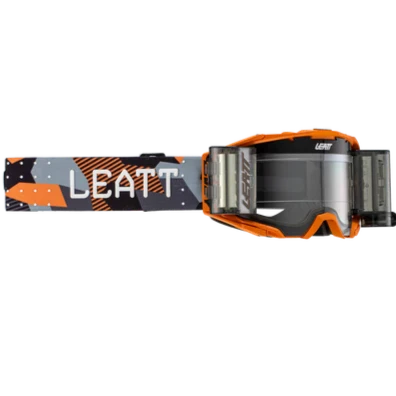 Leatt 6.5 Velocity Roll-Off Goggle Orange Clear Lense