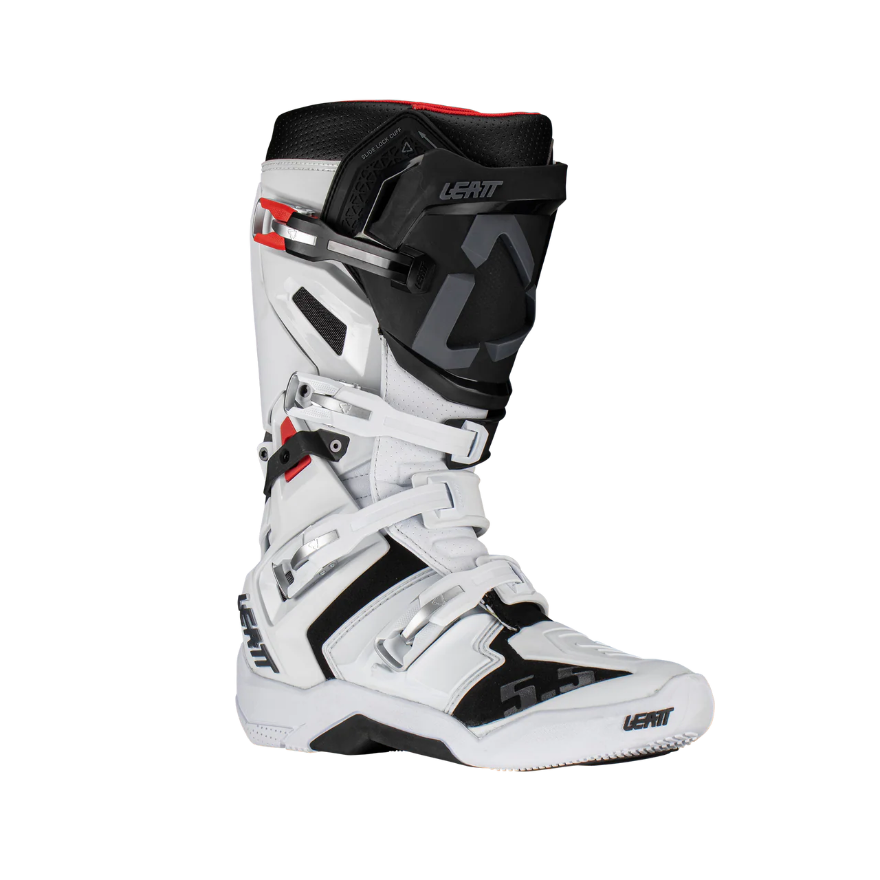 Leatt GPX 5.5 White Flexlock Motocross Boots - Image 4