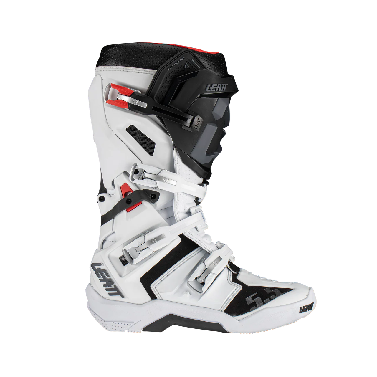 Leatt GPX 5.5 White Flexlock Motocross Boots - Image 5