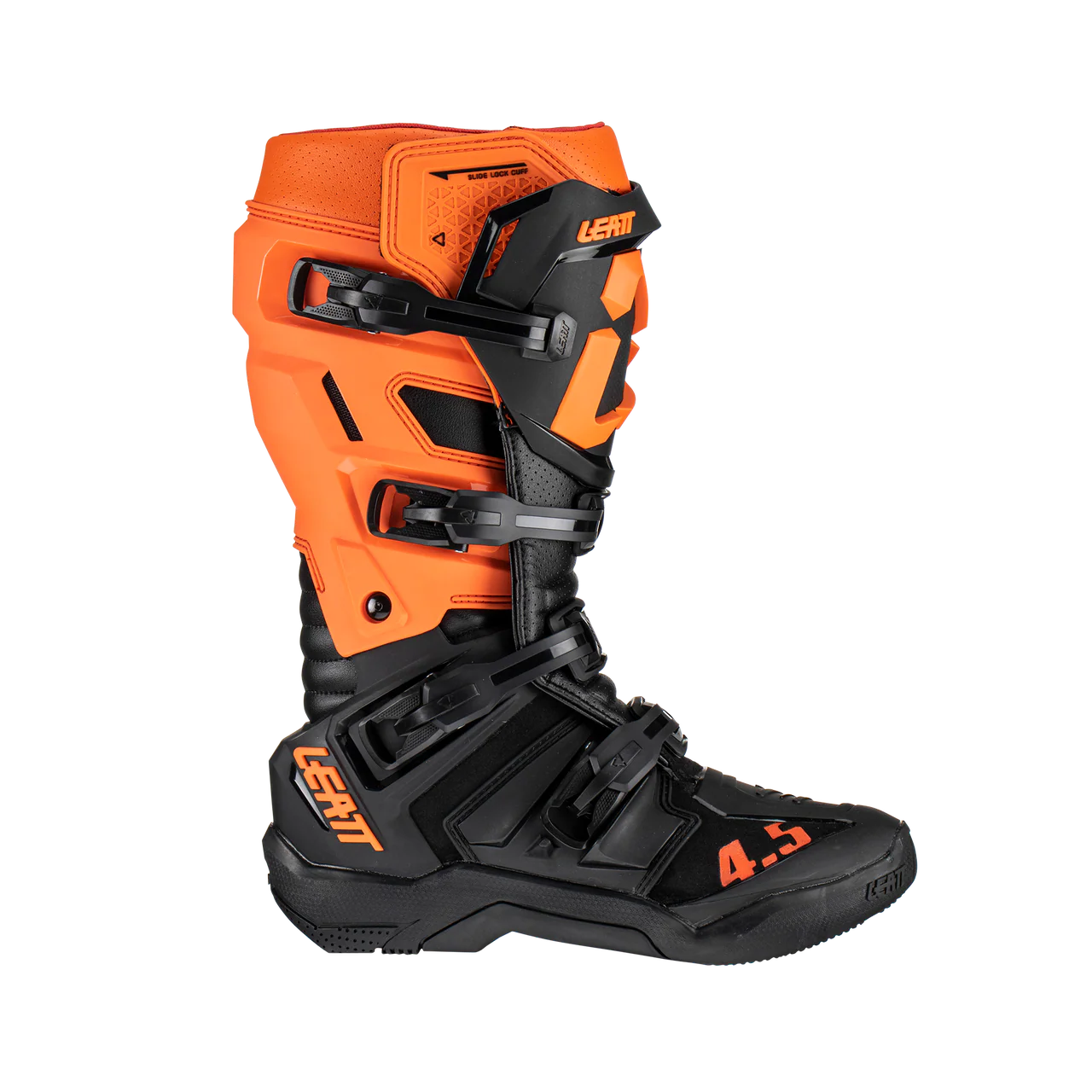 Leatt Moto 4.5 Black Orange Motocross Boots - Image 3