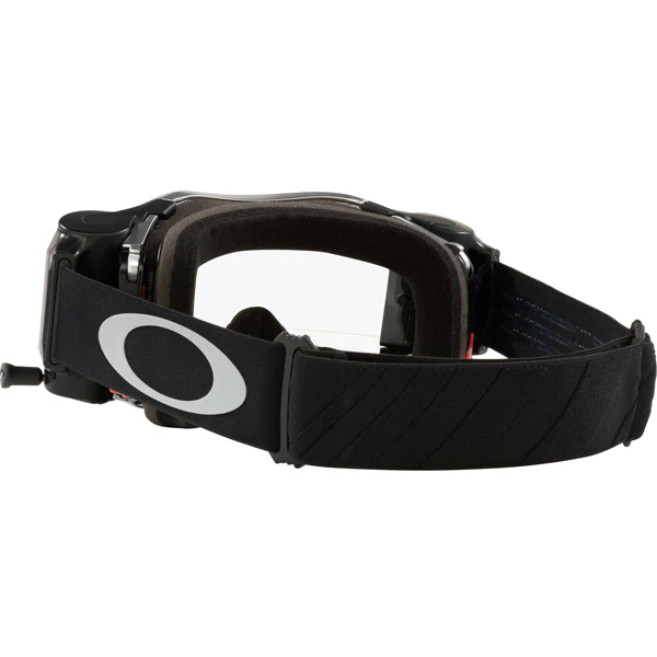Oakley Airbrake Roll Off Goggles Tuff Blocks Black Gunmetal Clear Lens - Image 3