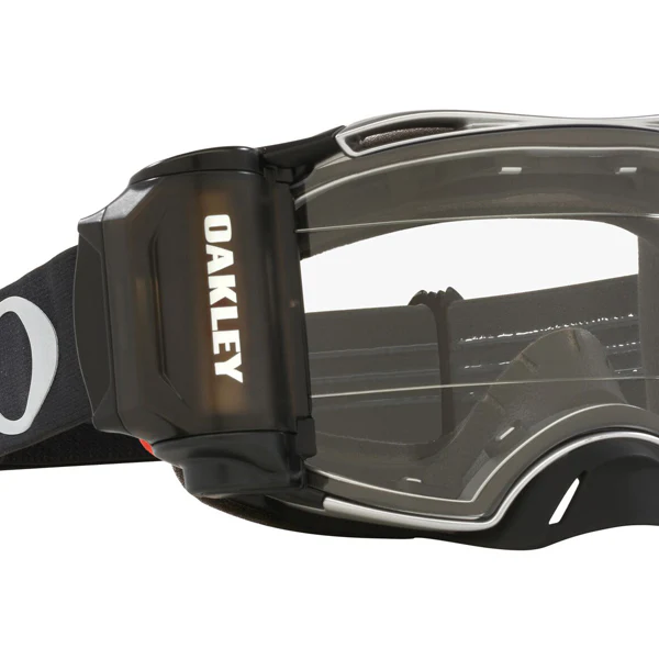 Oakley Airbrake Roll Off Goggles Tuff Blocks Black Gunmetal Clear Lens - Image 4