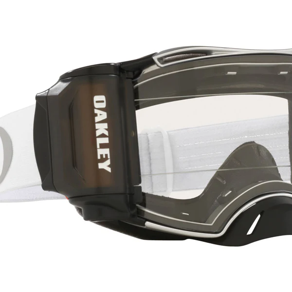 Oakley Airbrake MX Roll Off Goggles Tuff Blocks White Clear Lens - Image 4