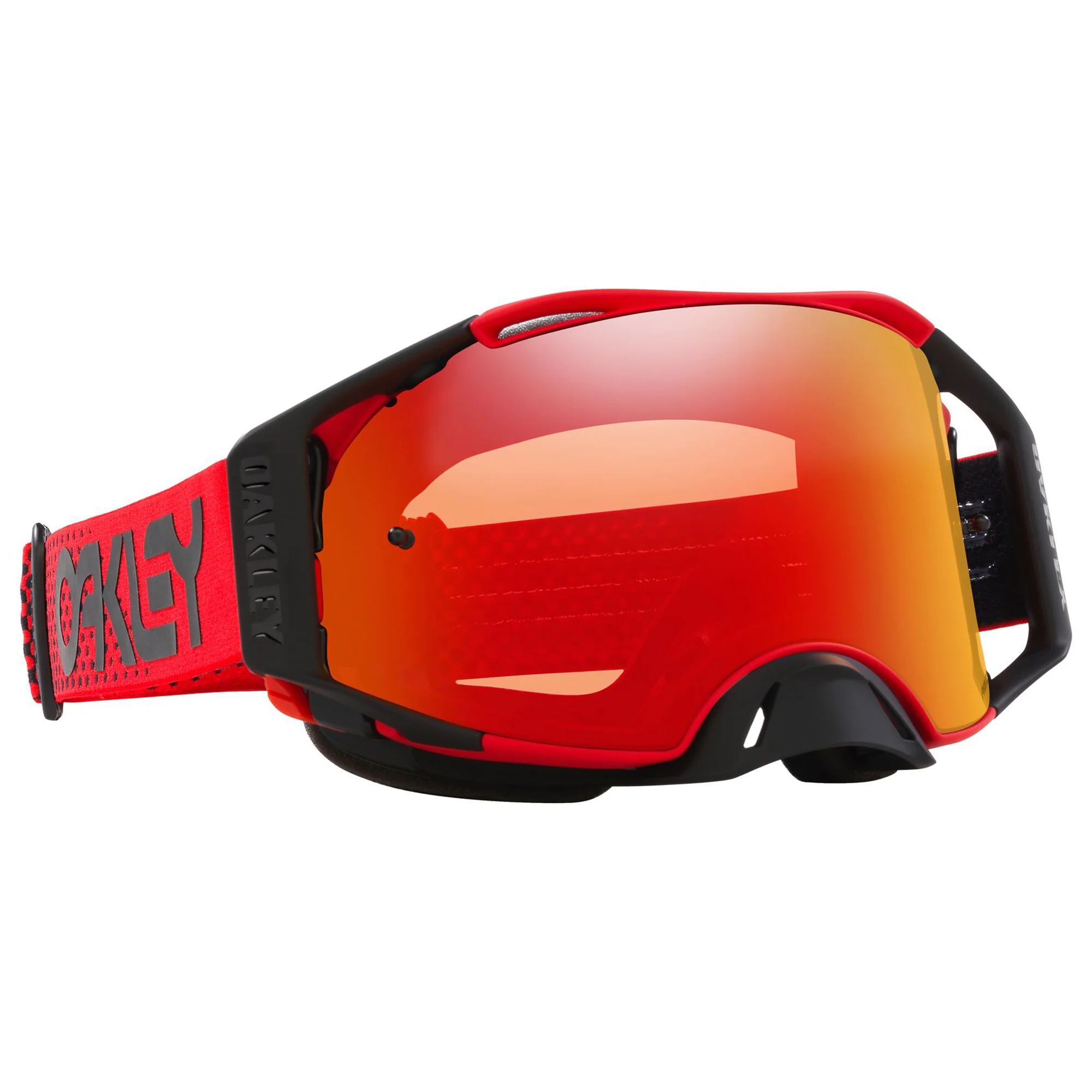 Oakley Airbrake Goggles Moto Red Prizm MX Torch Lens - Image 2