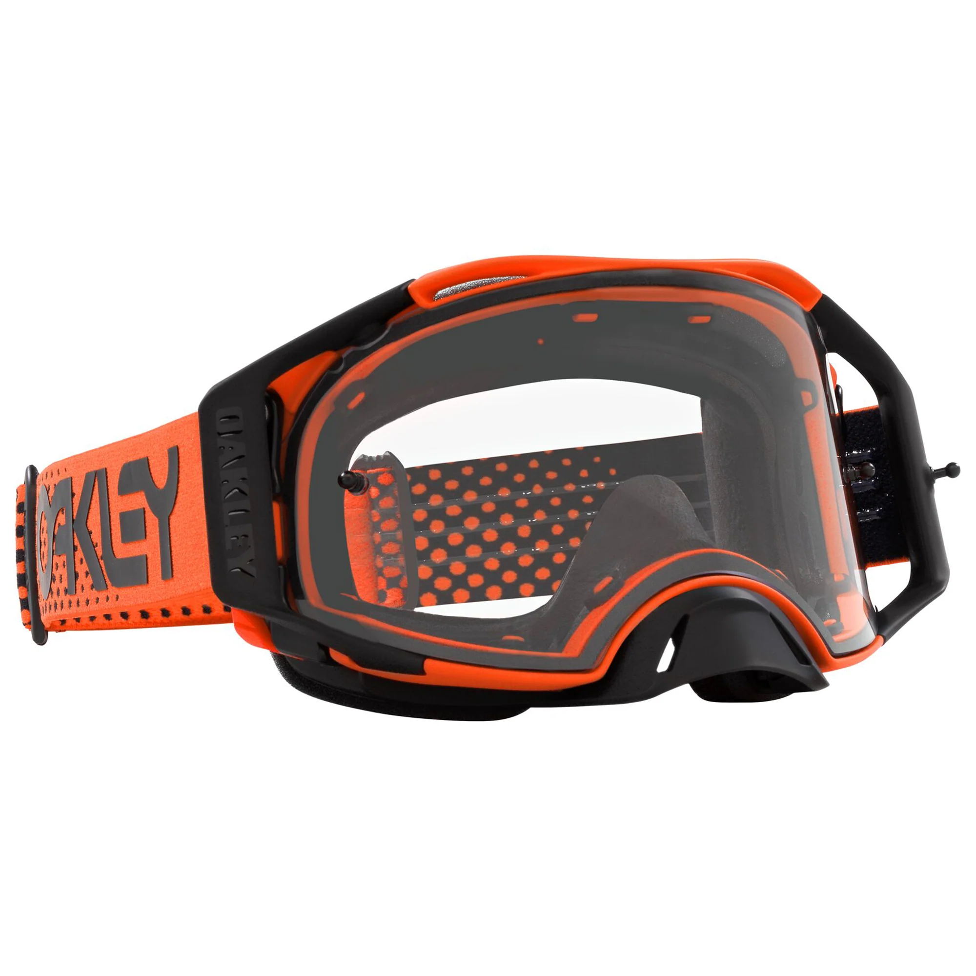 Oakley Airbrake Goggles Moto Orange Clear Lens - Image 2