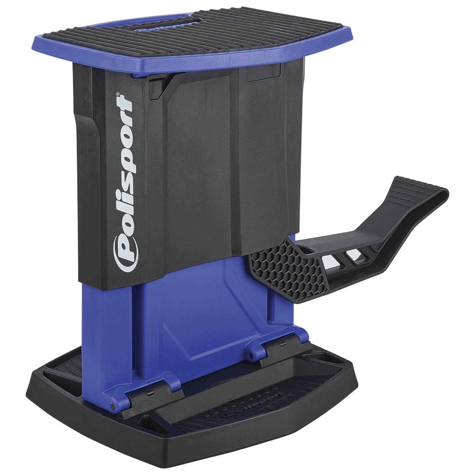 Polisport Foldable Lift Bike Stand - Black Blue - Image 2