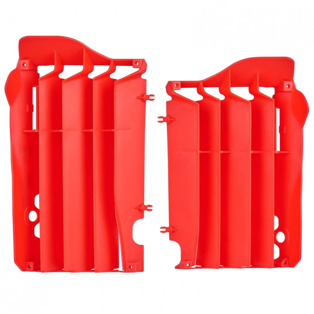 Polisport Honda Radiator Louvres - Red