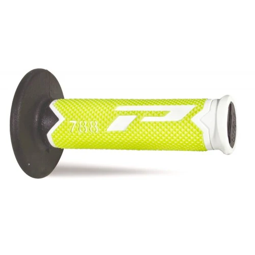 ProGrip 788 Triple Density Diamond Motocross Grips - Flo Yellow