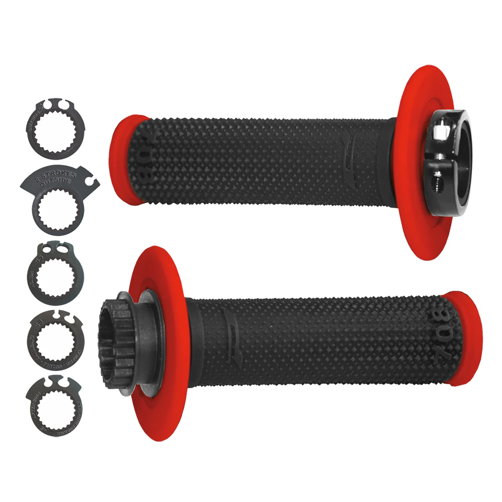 ProGrip Lock On Grips 708 Black Red