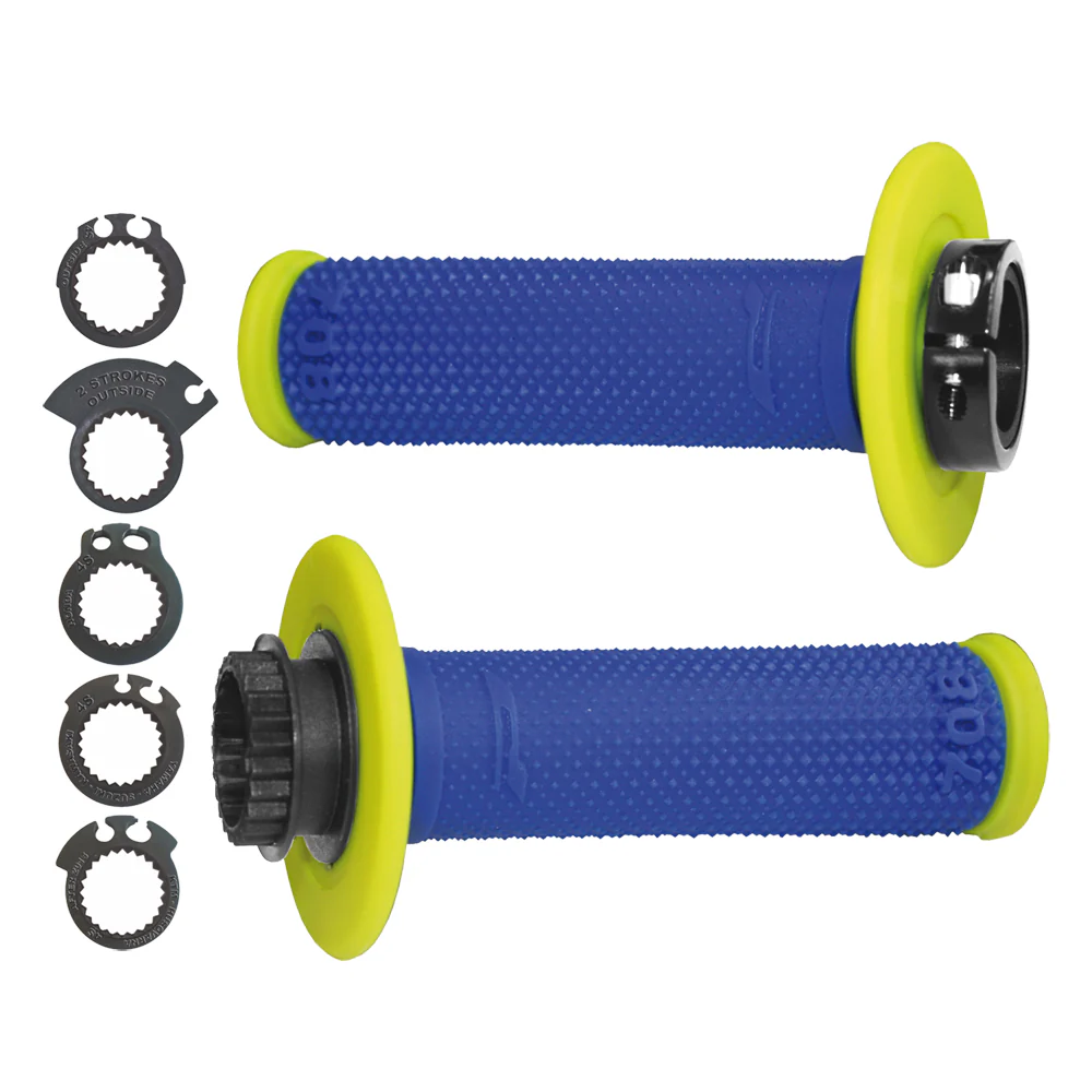 ProGrip Lock On Grips 708 Blue Yellow