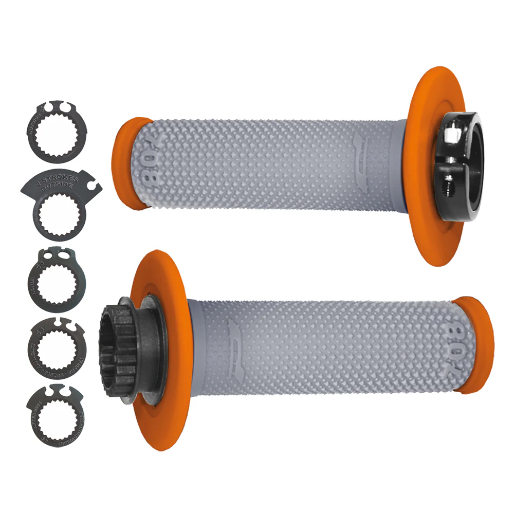 ProGrip Lock On Grips 708 Grey Orange