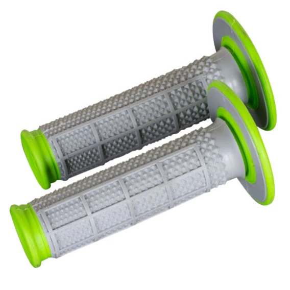 Renthal Dual Compound Diamond Enduro Motocross Grips - Green
