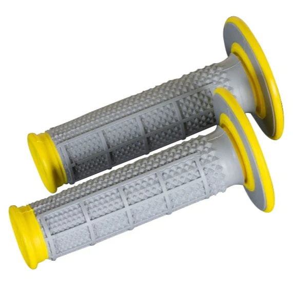 Renthal Dual Compound Diamond Enduro Motocross grips - Yellow