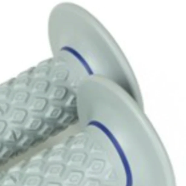Renthal Dual Compound Ergodiamond Enduro Motocross grips - Blue Grey - Image 2