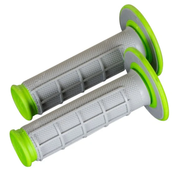 Renthal Dual Compound Half Waffle Enduro Motocross grips - Green