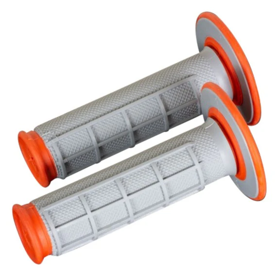 Renthal Dual Compound Half Waffle Enduro Motocross grips - Orange