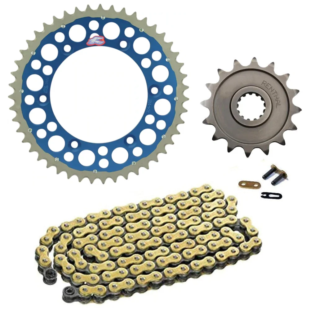 Renthal Husqvarna TwinRing Chain & Sprocket Kit - Blue
