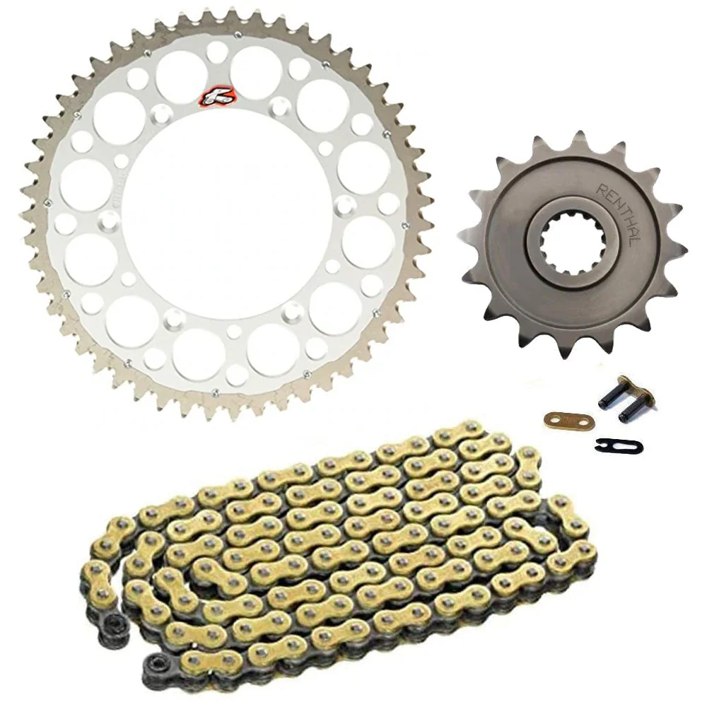 Renthal Suzuki TwinRing Chain & Sprocket Kit - Silver