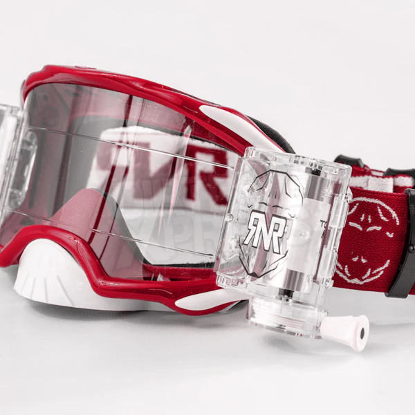 Rip N Roll RNR Platinum 48mm Motocross Goggles - Red - Image 3
