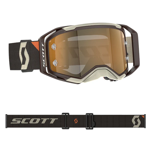Scott Prospect 2.0 Goggles - AMP Chrome Deep Brown Beige Gold Chrome - Image 3