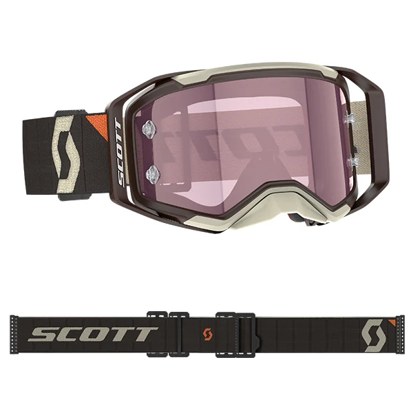 Scott Prospect 2.0 Goggles - AMP Deep Brown Beige Rose - Image 3