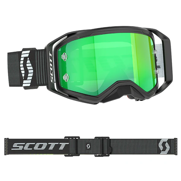 Scott Prospect 2.0 Goggles - Black White Green Chrome - Image 3