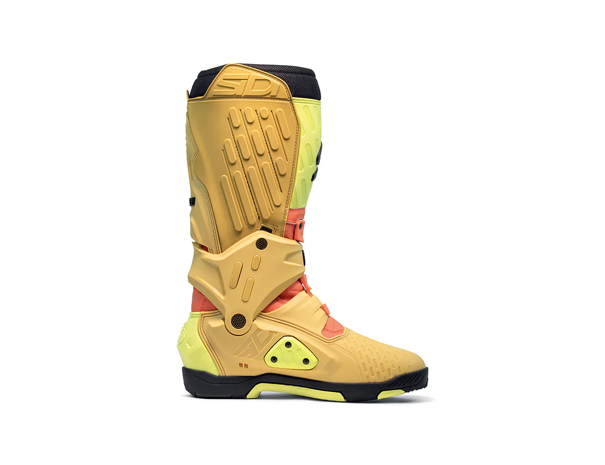 Sidi CrossAir Gold Lime Motocross Boots - Image 4