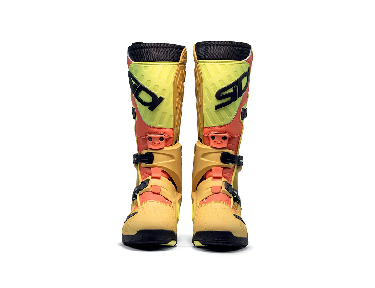 Sidi CrossAir Gold Lime Motocross Boots - Image 5