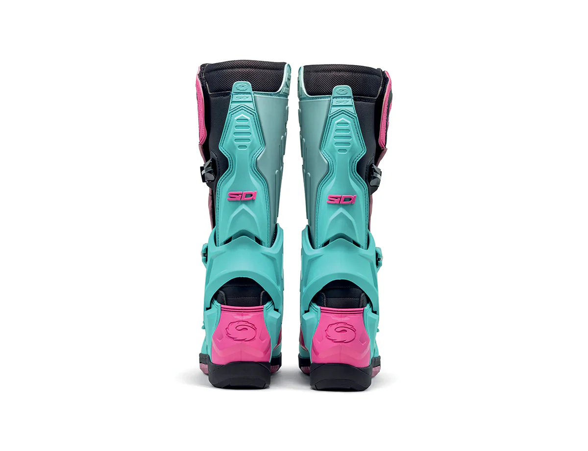 Sidi CrossAir Mint Black Pink Motocross Boots - Image 3