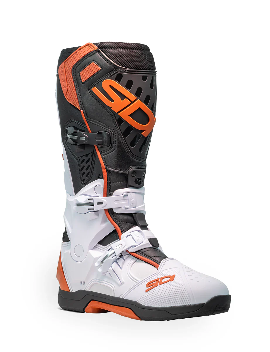 Sidi CrossAir White Black Bronze Motocross Boots - Image 2