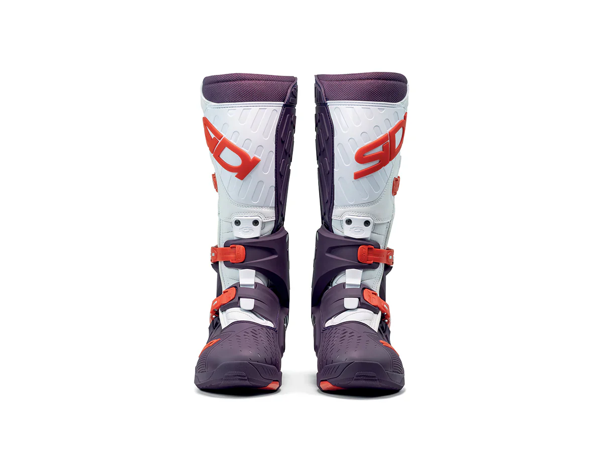 Sidi CrossAir White Wine Motocross Boots - Image 5
