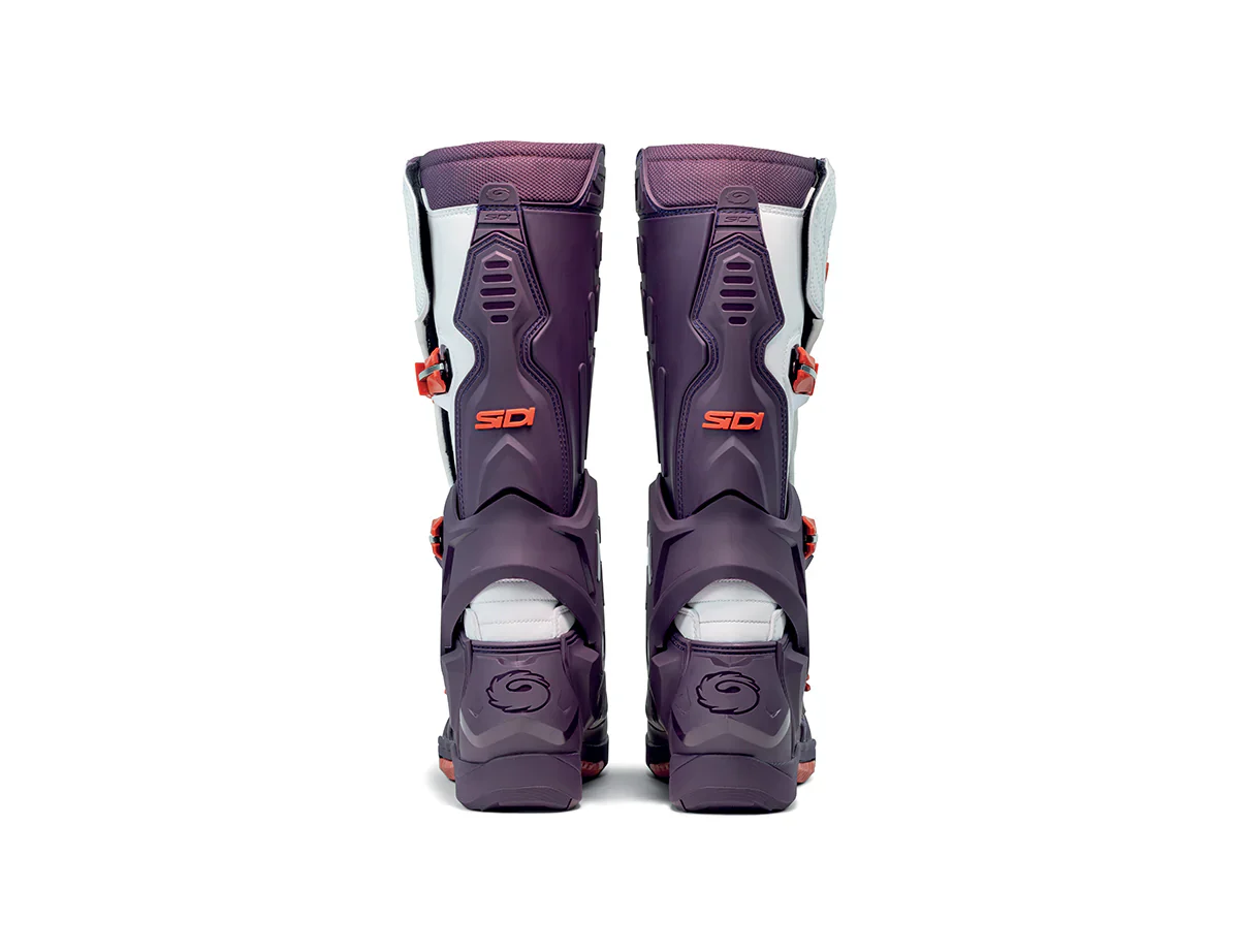 Sidi CrossAir White Wine Motocross Boots - Image 6
