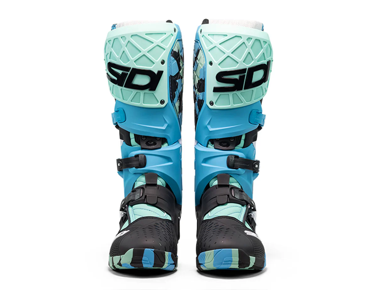Sidi CrossAir X Messy Cyan Motocross Boots - Image 5
