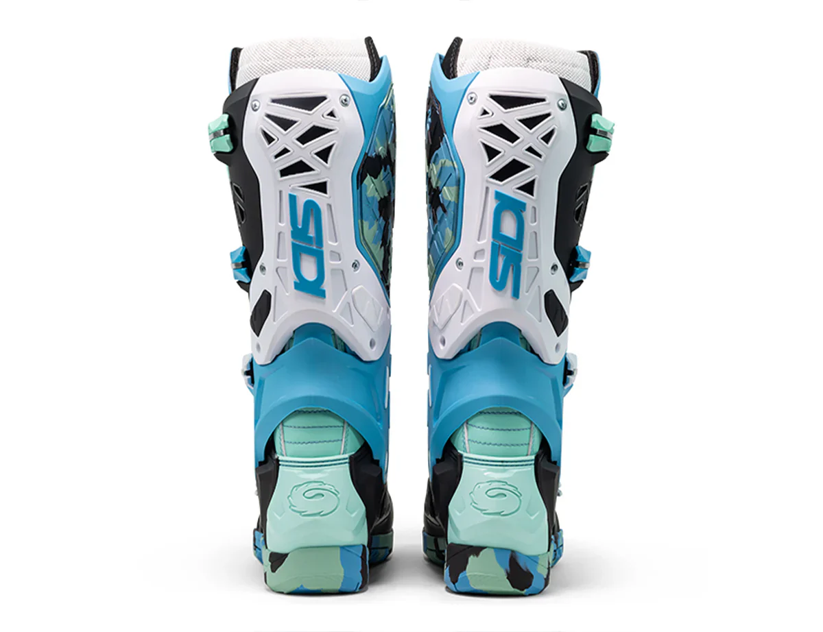 Sidi CrossAir X Messy Cyan Motocross Boots - Image 6