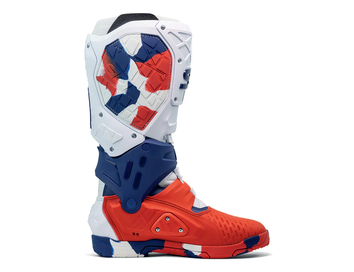Sidi CrossAir X White Navy Red Motocross Boots - Image 4