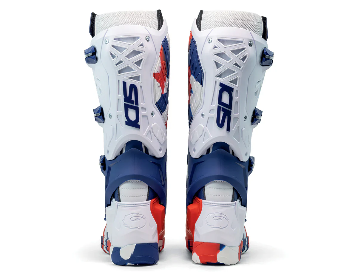 Sidi CrossAir X White Navy Red Motocross Boots - Image 6